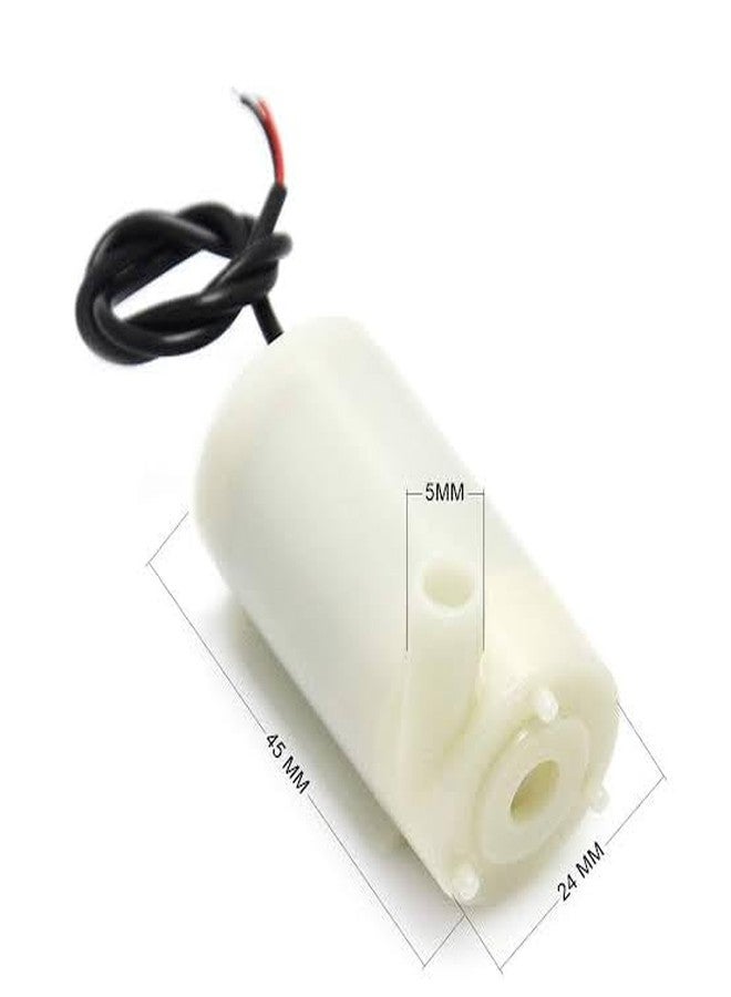 ROBOMALLS™ DC 3-6V Mini Water Pump | Submersible Micro Motor Pump for DIY Projects, Fountains, Aquarium, and Solar Power Applications (PACK OF 1) - Image 2